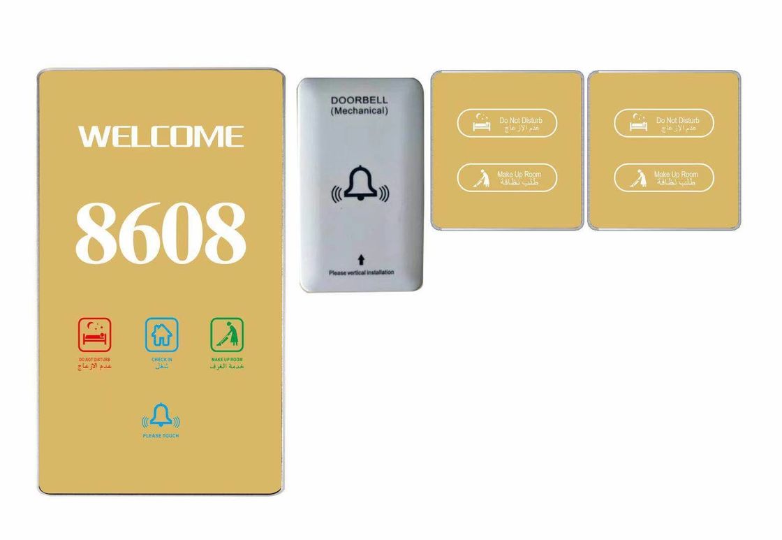 Muestras de número electrónicas de placa de la puerta del número de la puerta del hotel de CHINA proveedor